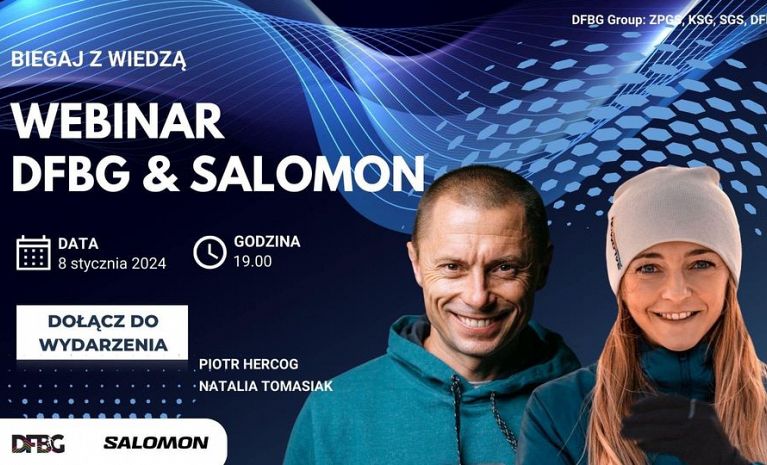 BIEGAJ Z WIEDZĄ! Webinar DFBG & Salomon Polska!